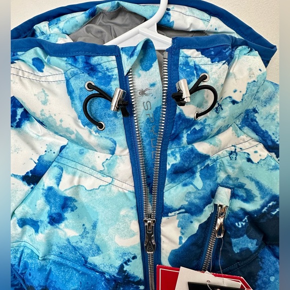 NWTs Spyder Fleur Synthetic Down Gore-Windstopper Ski Jacket. Women’s Sz. 2 - Picture 3 of 16
